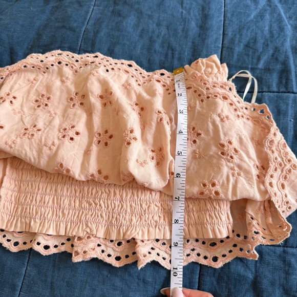 NWT Winston White Eyelet Strapless Top Size Large - Picture 7 of 9